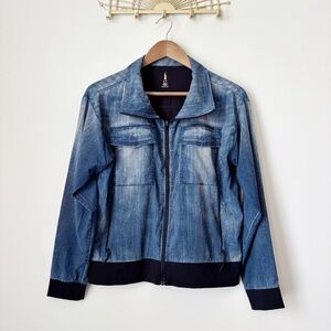 Lucy indiGO Trucker Jacket Small Blue